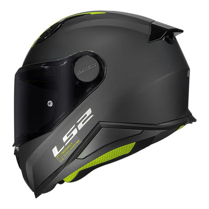 CAPACETE LS2 KID MONOCOLOR PRETO FOSCO