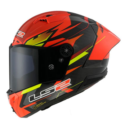 CAPACETE LS2 THUNDER CARBON GP FIRE VERMELHO