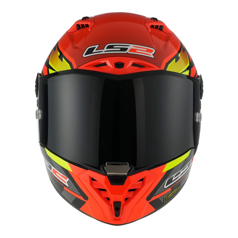 CAPACETE LS2 THUNDER CARBON GP FIRE VERMELHO