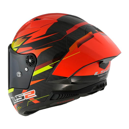 CAPACETE LS2 THUNDER CARBON GP FIRE VERMELHO