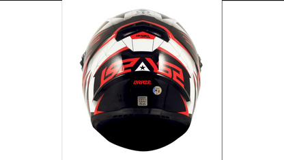 CAPACETE LS2 CLASSIC DRAZE VERMELHO