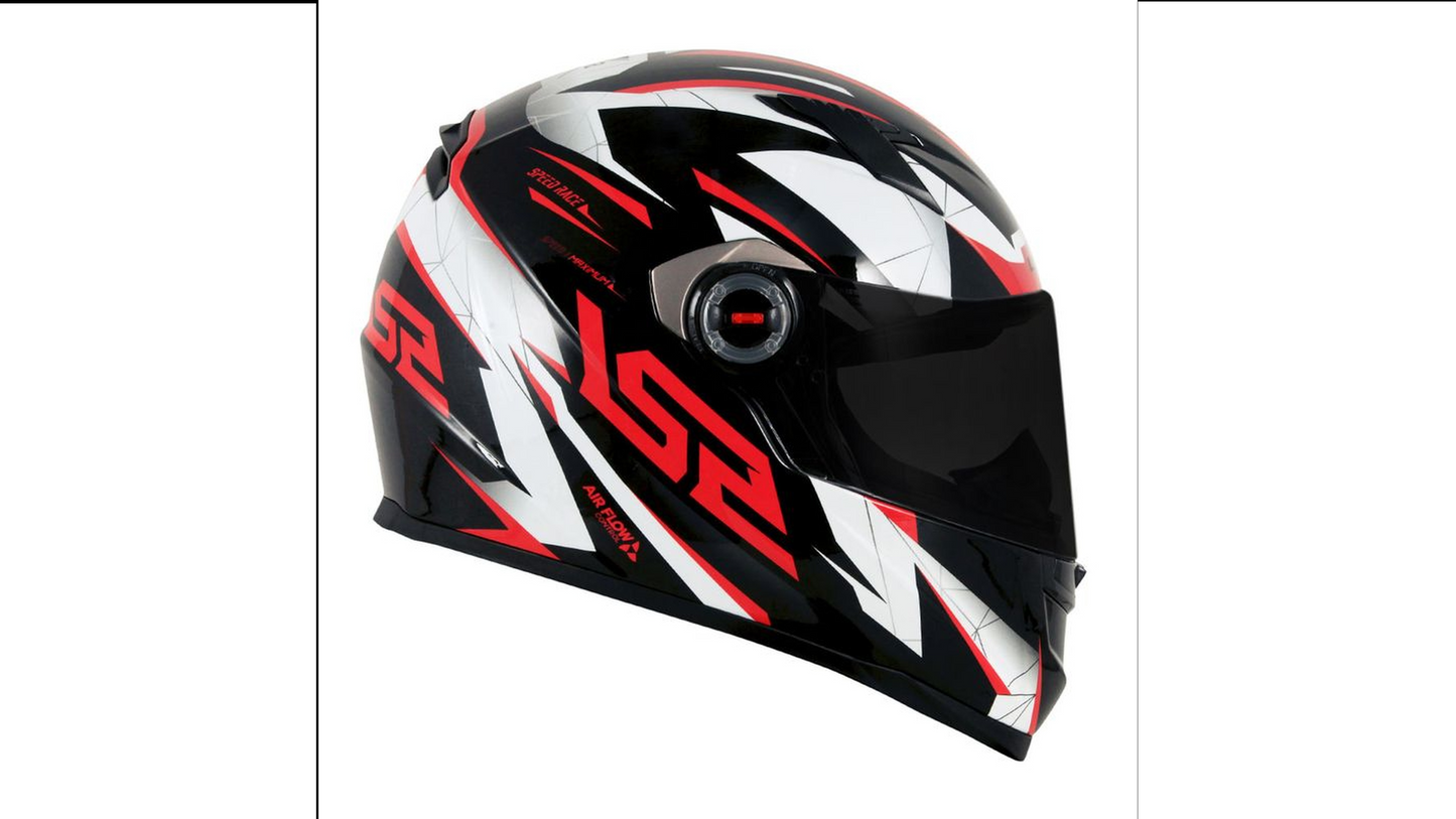 CAPACETE LS2 CLASSIC DRAZE VERMELHO